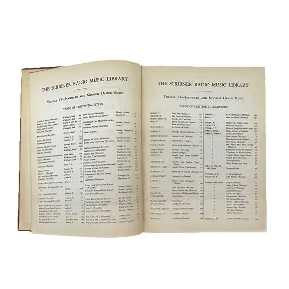 Vintage Scribner Radio Music Library -‎ Vol. Six Standard & Modern Dance Piano - Picture 5 of 9